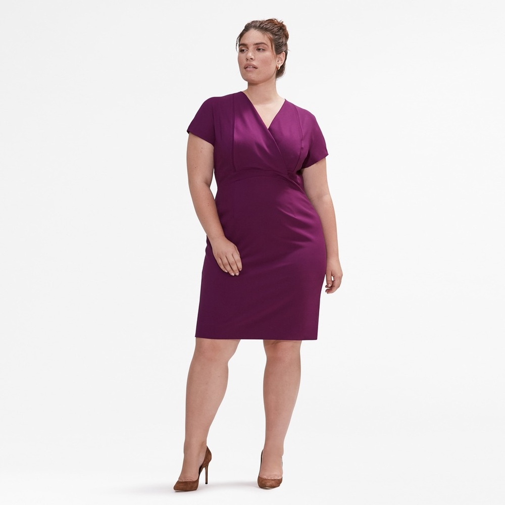 NWT MM Lafleur Emma Dress in Deep Plum Size 16W